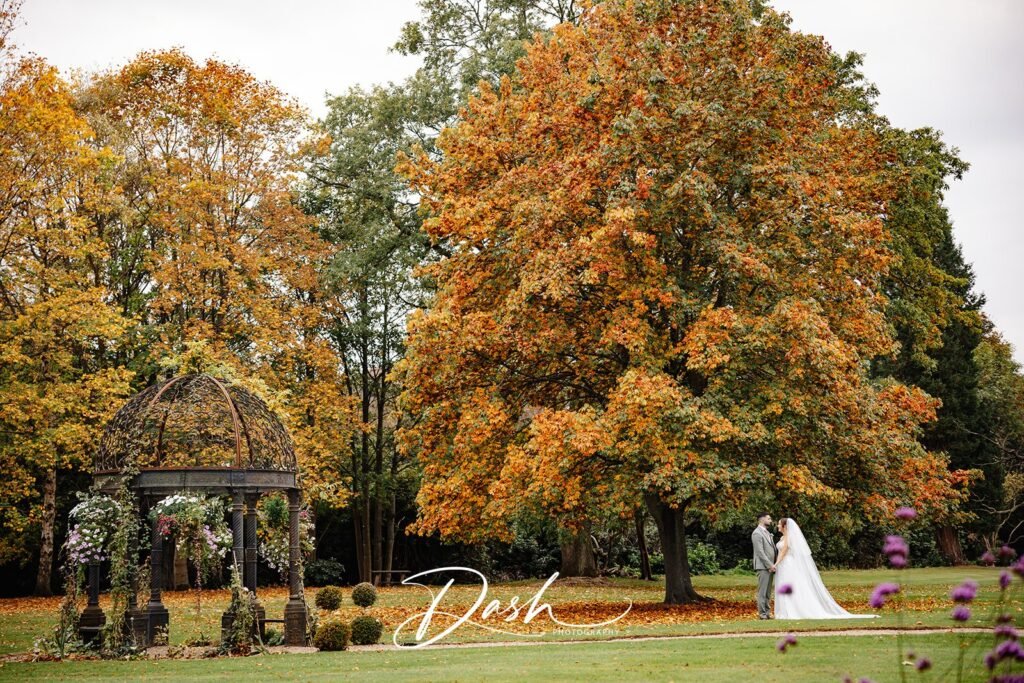 autumn wedding at beamish hall